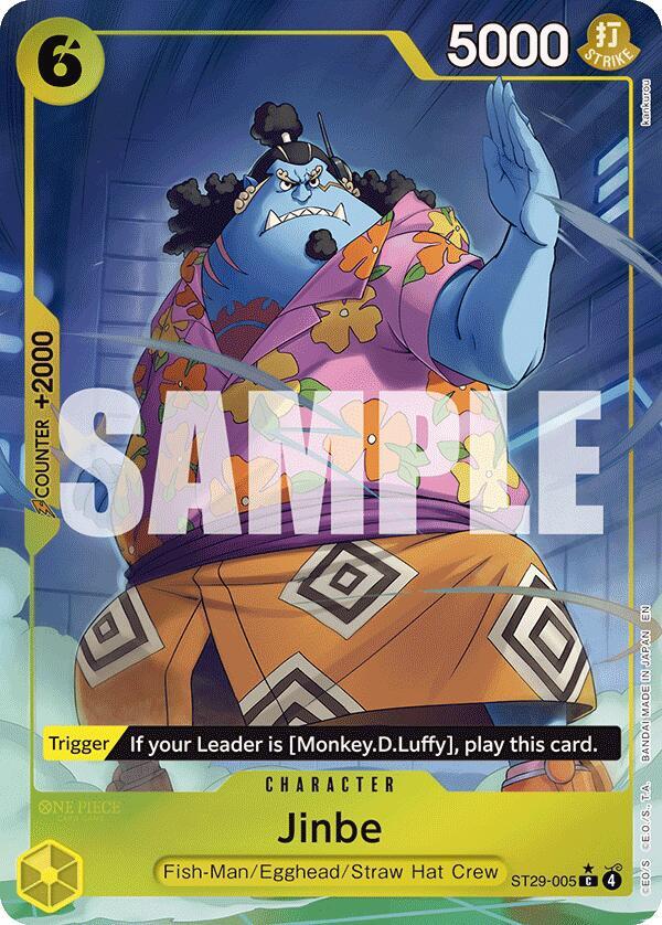 Jinbe (Full Art) (ST29-005) [Starter Deck 29: Egghead]
