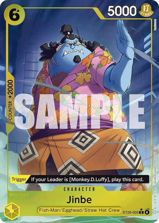 Jinbe (Full Art) (ST29-005) [Starter Deck 29: Egghead]