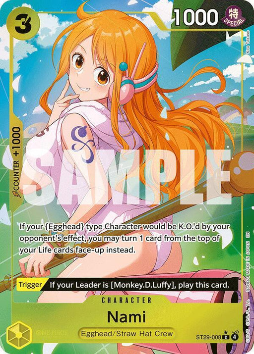 Nami (Full Art) (ST29-008) [Starter Deck 29: Egghead]