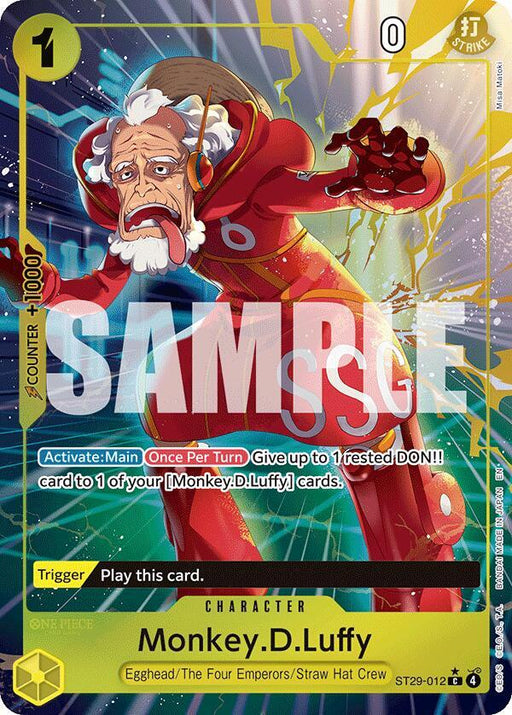 Monkey.D.Luffy (012) (Full Art) (ST29-012) [Starter Deck 29: Egghead]