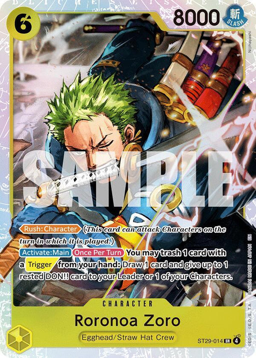 Roronoa Zoro (ST29-014) [Starter Deck 29: Egghead]