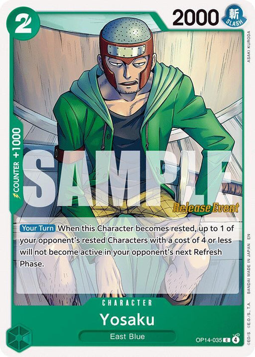 Yosaku (OP14-035) [The Azure Sea's Seven Release Event Cards]