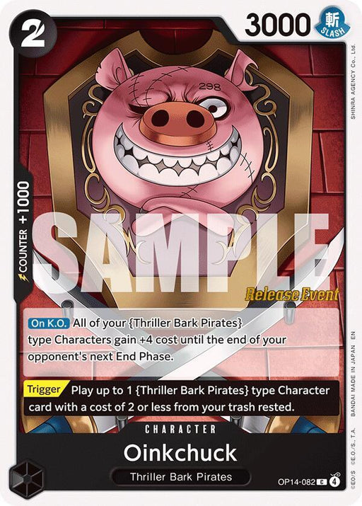 Oinkchuck (OP14-082) [The Azure Sea's Seven Release Event Cards]