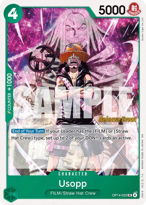 Usopp (OP14-022) [The Azure Sea's Seven Release Event Cards]