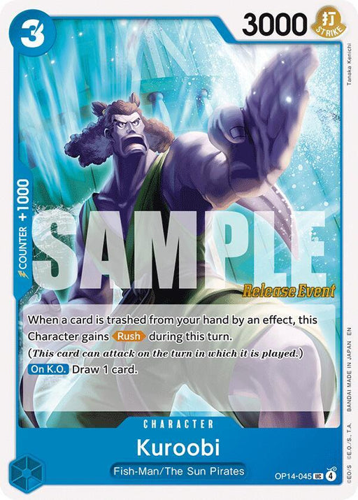 Kuroobi (OP14-045) [The Azure Sea's Seven Release Event Cards]