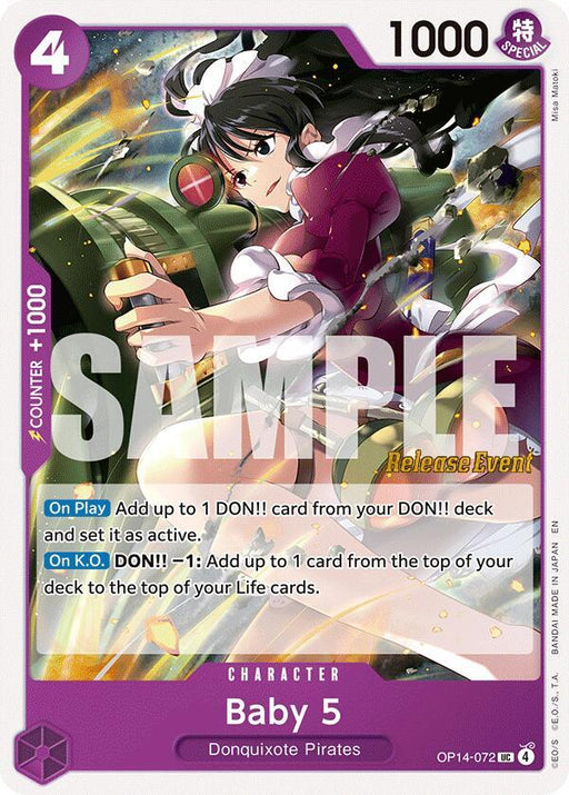 Baby 5 (OP14-072) [The Azure Sea's Seven Release Event Cards]