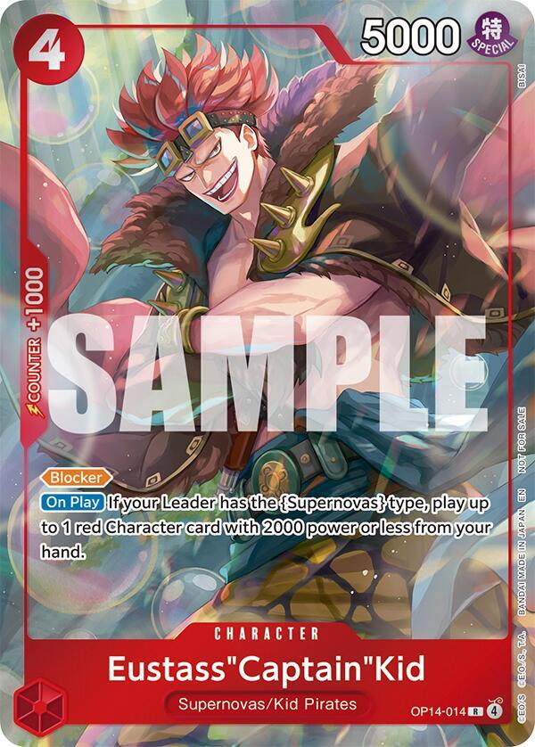 Eustass"Captain"Kid - OP14-014 (Dash Pack) [The Azure Sea's Seven]