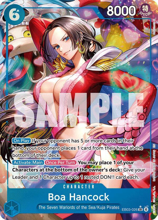 Boa Hancock (Alternate Art) (EB03-026) [Extra Booster: One Piece Heroines Edition]