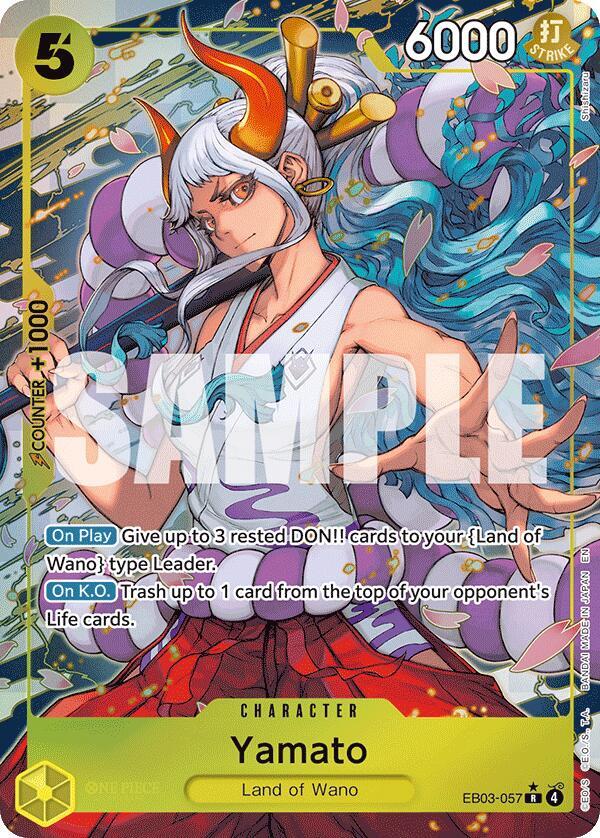 Yamato (Alternate Art) (EB03-057) [Extra Booster: One Piece Heroines Edition]