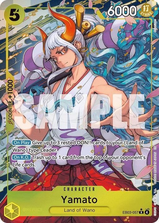 Yamato (Alternate Art) (EB03-057) [Extra Booster: One Piece Heroines Edition]