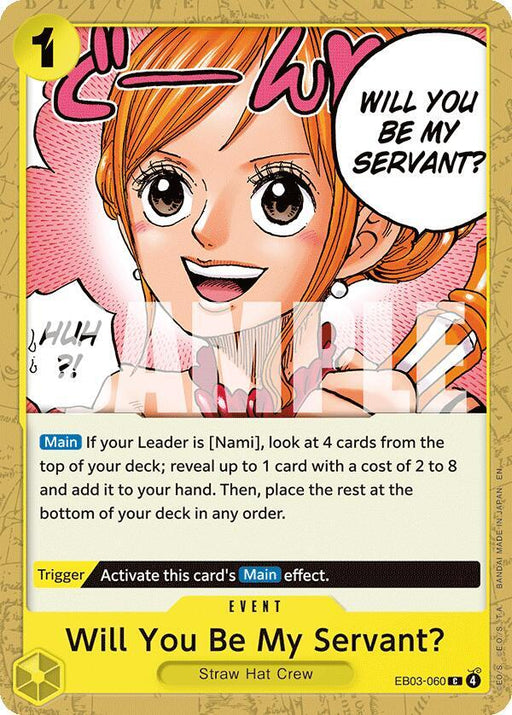 Will You Be My Servant? (EB03-060) [Extra Booster: One Piece Heroines Edition]