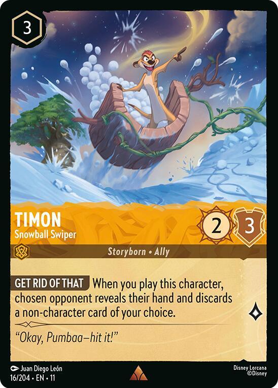 Timon - Snowball Swiper (16/204) [Winterspell]