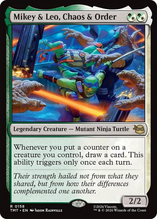Mikey & Leo, Chaos & Order (157) [Teenage Mutant Ninja Turtles]