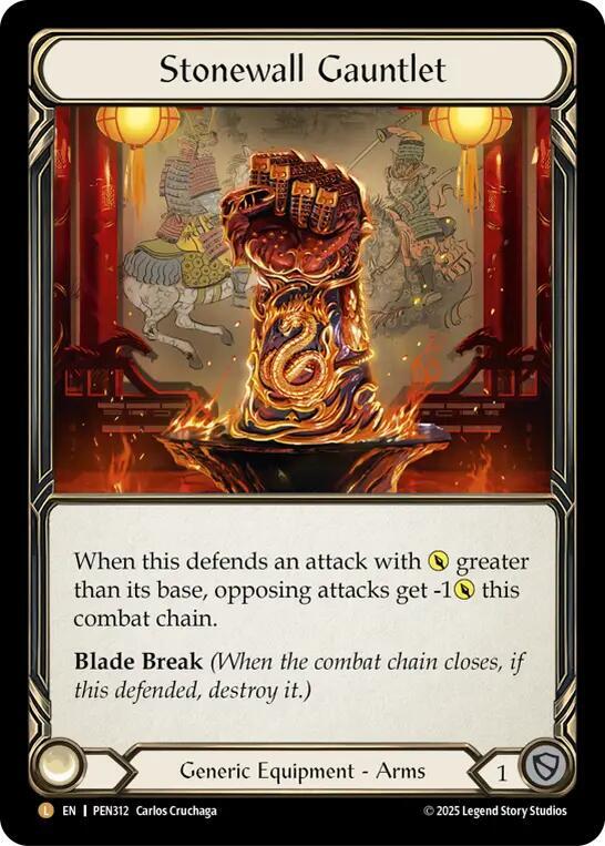 Stonewall Gauntlet (PEN312) [Compendium of Rathe]