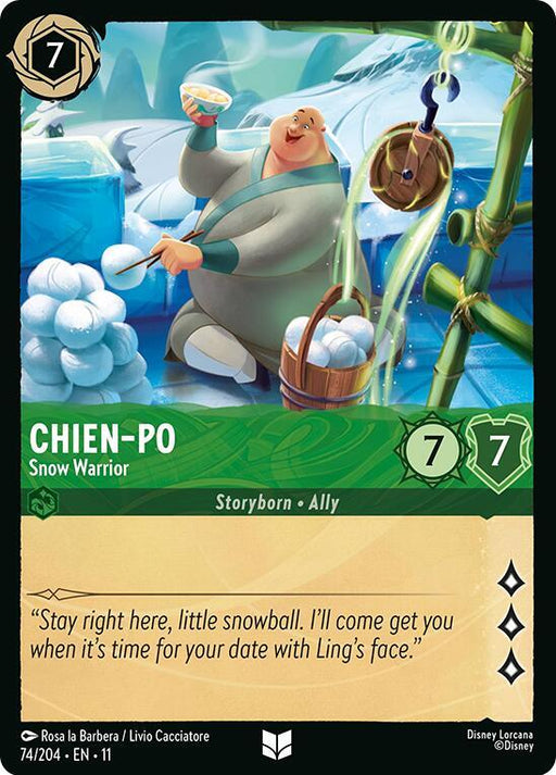 Chien-Po  - Snow Warrior (74/204) [Winterspell]