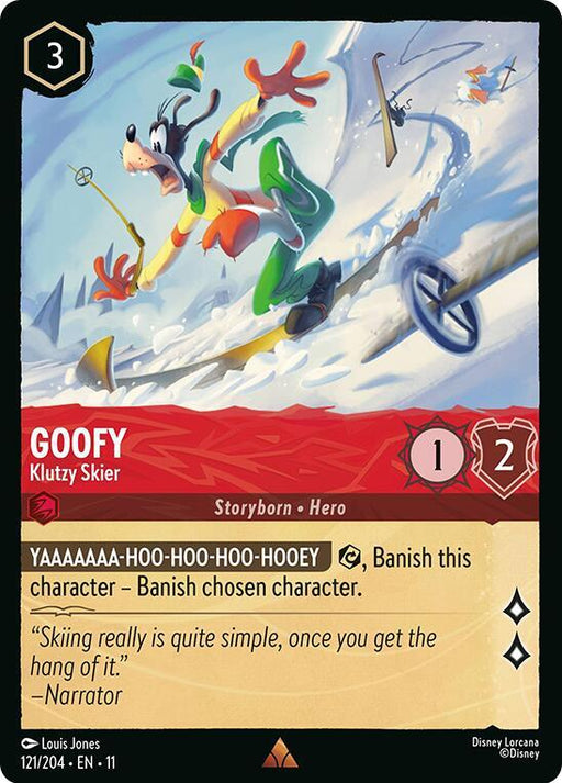 Goofy - Klutzy Skier (121/204) [Winterspell]