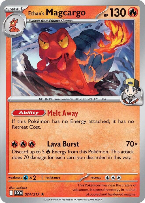 Ethan's Magcargo - 024/217 [ME: Ascended Heroes]