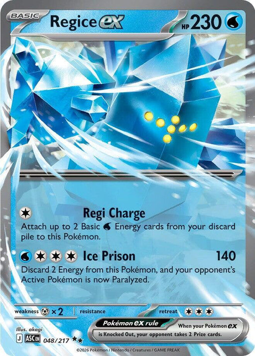 Regice ex (048/217) [ME: Ascended Heroes]