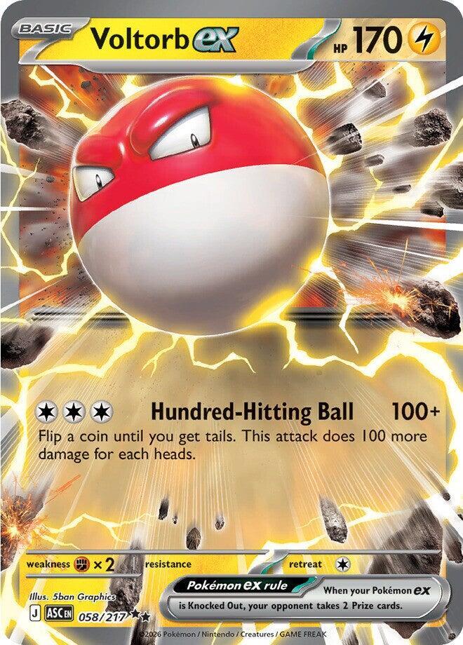Voltorb ex (058/217) [ME: Ascended Heroes]
