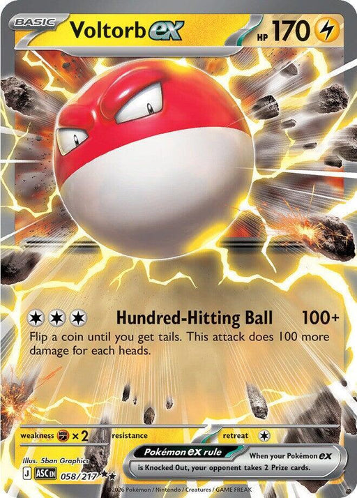 Voltorb ex (058/217) [ME: Ascended Heroes]