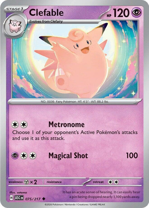 Clefable (075/217) [ME: Ascended Heroes]
