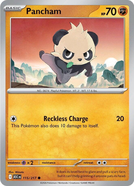 Pancham (115/217) [ME: Ascended Heroes]