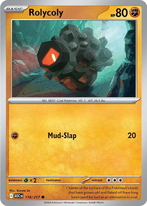 Rolycoly (118/217) [ME: Ascended Heroes]