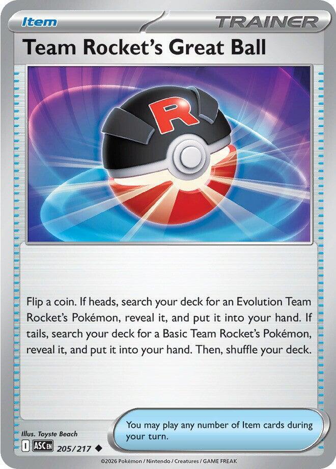 Team Rocket's Great Ball (205/217) [ME: Ascended Heroes]