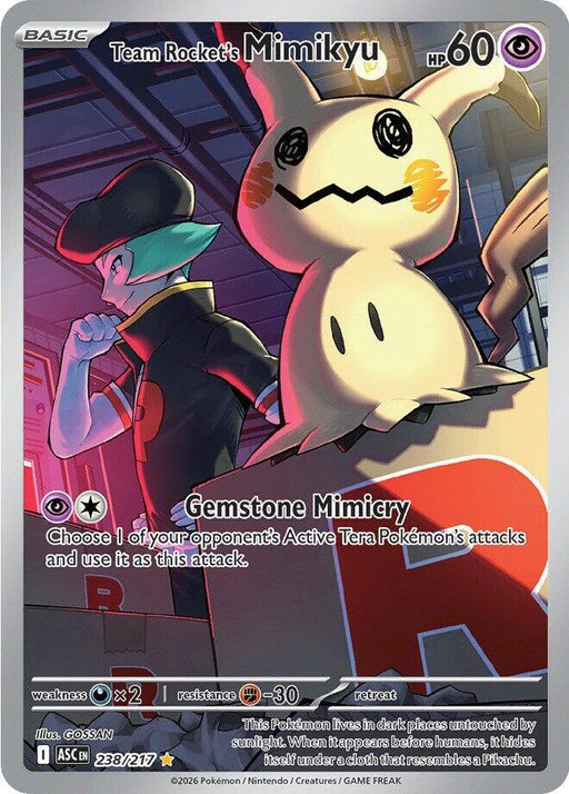 Team Rocket's Mimikyu - 238/217 [ME: Ascended Heroes]