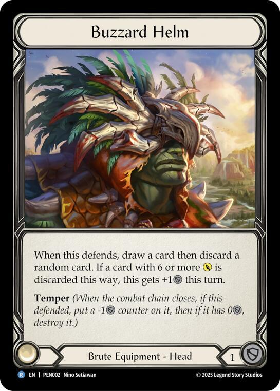 Buzzard Helm (PEN002) [Compendium of Rathe]