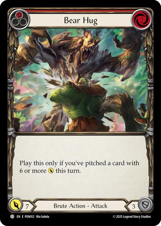 Bear Hug (Red) (PEN012) [Compendium of Rathe]