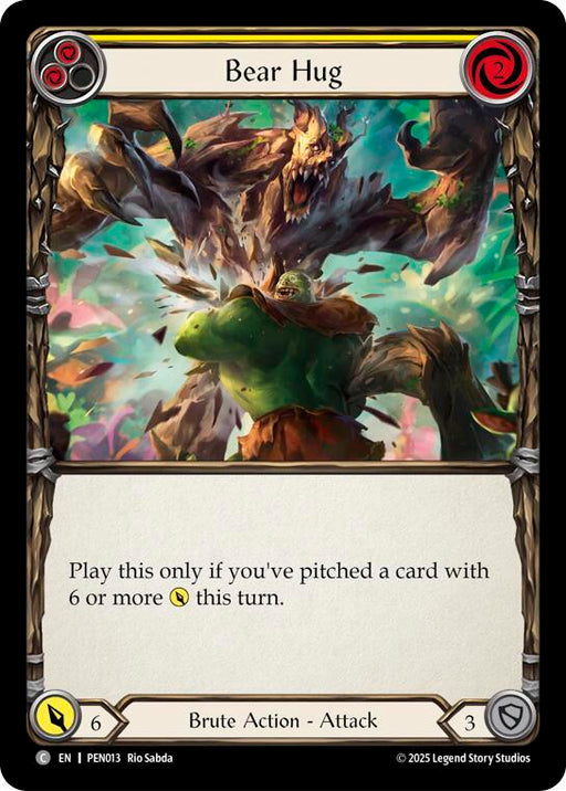 Bear Hug (Yellow) (PEN013) [Compendium of Rathe]