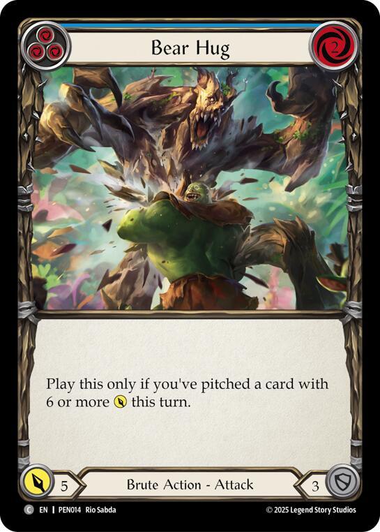 Bear Hug (Blue) (PEN014) [Compendium of Rathe]