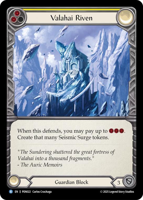 Valahai Riven (Yellow) (PEN022) [Compendium of Rathe]