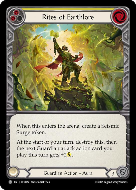 Rites Of Earthlore (Yellow) (PEN027) [Compendium of Rathe]