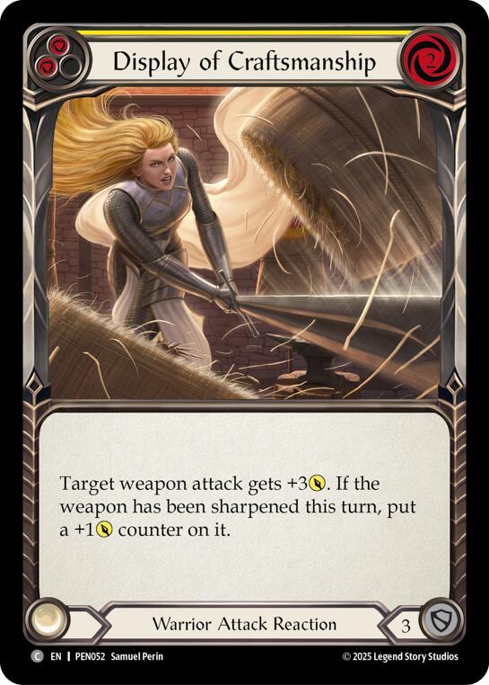 Display Of Craftsmanship (Yellow) (PEN052) [Compendium of Rathe]