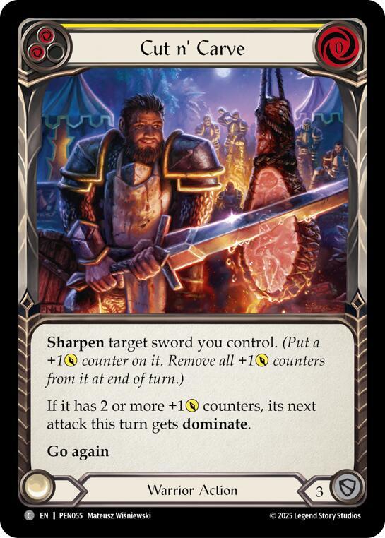 Cut N Carve (Yellow) (PEN055) [Compendium of Rathe]