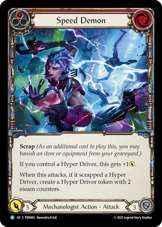 Speed Demon (Red) (PEN065) [Compendium of Rathe]