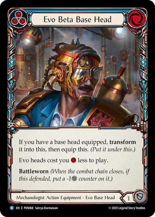 Evo Beta Base Head (Blue) (PEN068) [Compendium of Rathe]