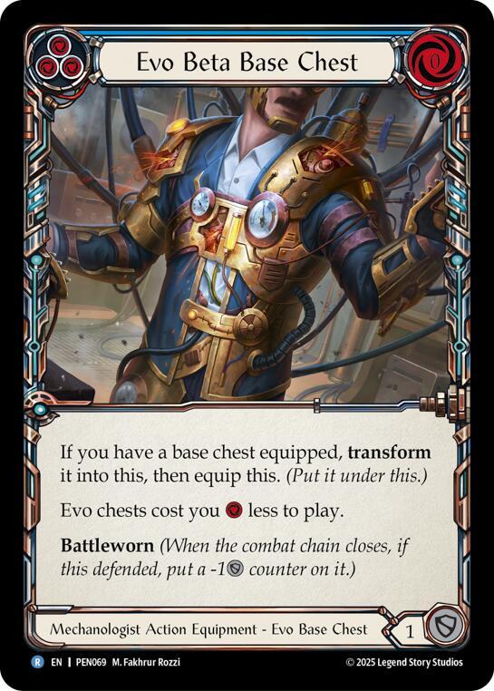 Evo Beta Base Chest (Blue) (PEN069) [Compendium of Rathe]