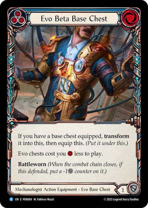 Evo Beta Base Chest (Blue) (PEN069) [Compendium of Rathe]