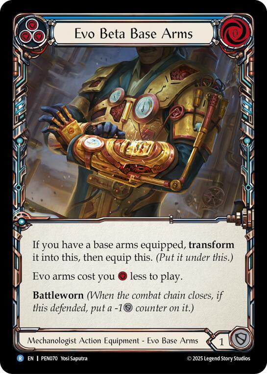 Evo Beta Base Arms (Blue) (PEN070) [Compendium of Rathe]