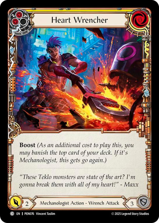 Heart Wrencher (Yellow) (PEN076) [Compendium of Rathe]