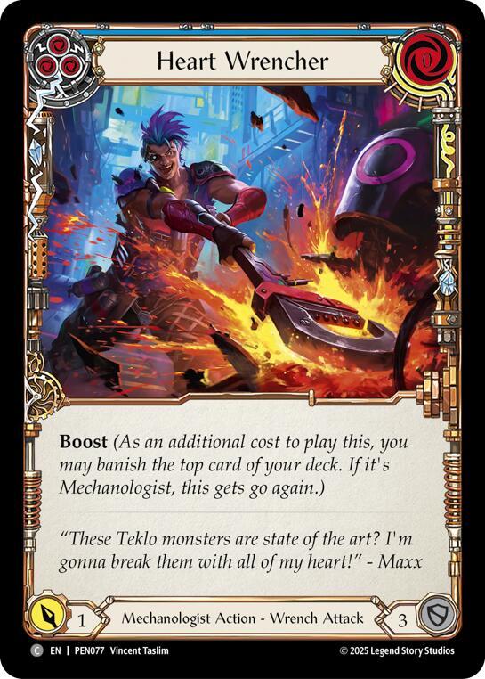 Heart Wrencher (Blue) (PEN077) [Compendium of Rathe]