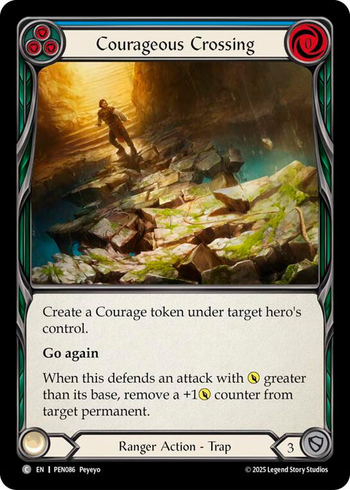 Courageous Crossing (Blue) (PEN086) [Compendium of Rathe]