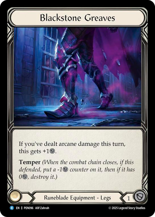 Blackstone Greaves (PEN096) [Compendium of Rathe]