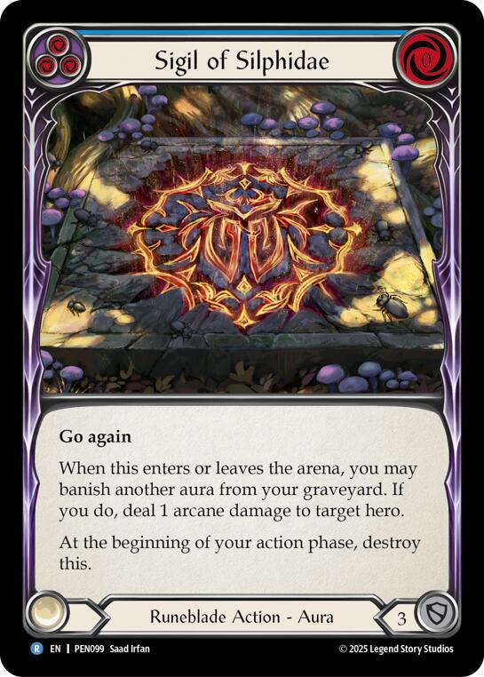 Sigil Of Silphidae (Blue) (PEN099) [Compendium of Rathe]