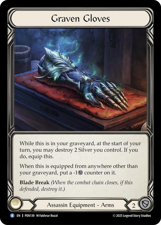 Graven Gloves (PEN139) [Compendium of Rathe]