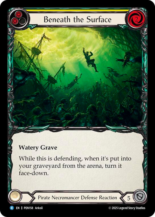 Beneath The Surface (Yellow) (PEN158) [Compendium of Rathe]