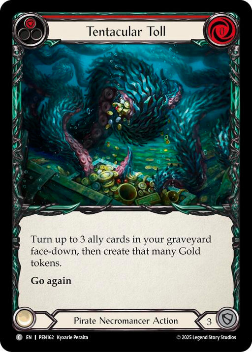 Tentacular Toll (Red) (PEN162) [Compendium of Rathe]